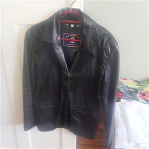 Leather jackets x 2