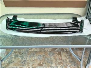 Universal gloss black plastic roof  spoiler  Fits hatchback vehicles