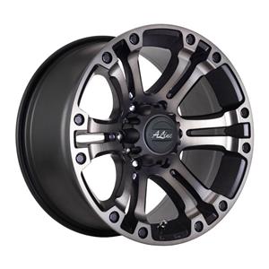 17″ A-Line Granite 6/139 Satin black Tint Alloy wheels