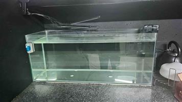 3foot fish tank + filter and growlights