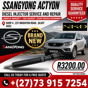 NKD PRIME DIESEL INJECTORS FOR SSANGYONG ACTYON (BRAND NEW)