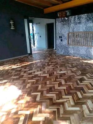 Wooden flooring 