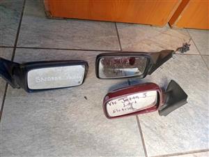 VW jetta 3 left n right mirrors for sale @ circle 7 used parts