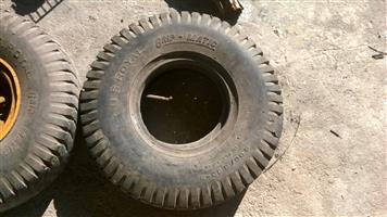 Forklift tyres and rims