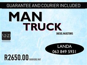 MAN TRUCK DIESEL INJECTORS FOR SALE OR RECON