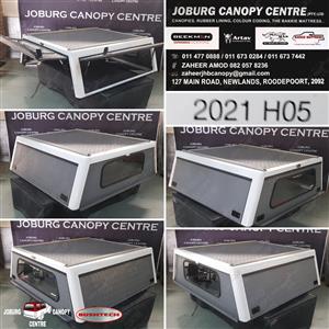 (2021) Toyota Hilux 05-15 DC Grey/White Bushtech Aluminium Canopy 
