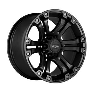 17″ A-Line Granite 6/114 Satin Black Alloy Wheels