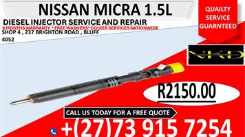 MICRA NISSAN 1.5L INJECTORS 