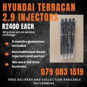 HYUNDAI TERRACAN 2.9 INJECTORS FOR SALE WITH WARRANTY 