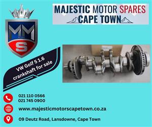 VW Golf 5 1.6 crankshaft for sale