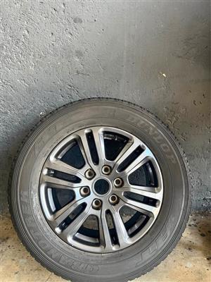 Ford Wildtrack 18” Mag Rim (With Used Tyre)