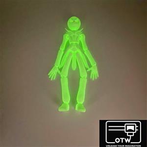 Articulated Jack Skellington Toy Glow in the Dark