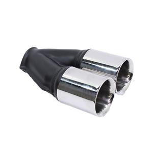 BSK 76mm Stainless Steel Gti Twin Round Tailpipe