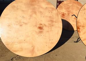 Pre Loved 10 seater Plywood Round Tables  for Sale