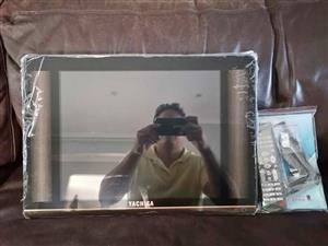 22 inch HD LED TV, New sealed in the box with 1 year warranty and includes delivery