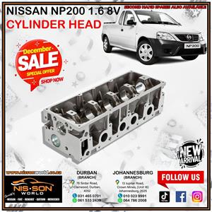 NISSAN NP200 1.6 8V CYLINDER HEAD
