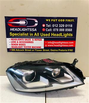 VW Passat B7 right side xenon headlight  (2010)