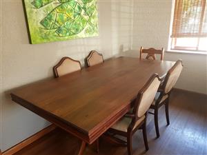 Dining Table, Black Wood - Collect in Lakeside