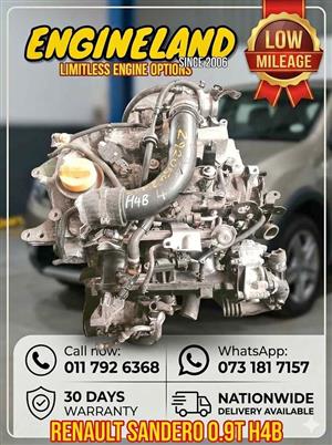 Renault Clio, Sandero 0.9 turbo H4B engine