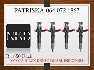 TOYOTA HILUX DIESEL INJECTORS FOR SALE