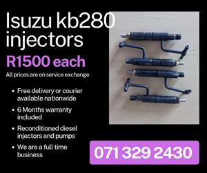 ISUZU KB280 INJECTORS FOR SALE WITH WARRANTY 