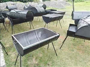 Half Drum fold up Braai