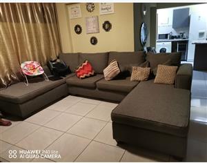 U-shaped Coach/Sofa for sale in Centurion... Good condition
