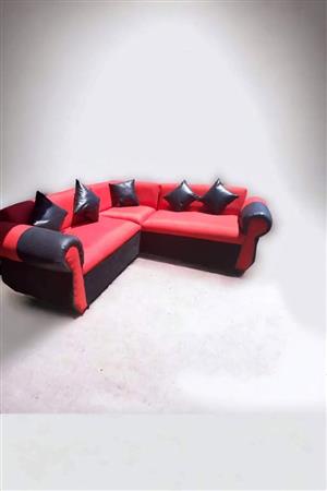 Brand new beautiful couch with factory price in fabric n lather