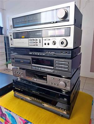 Various electronic sound equipment for sale