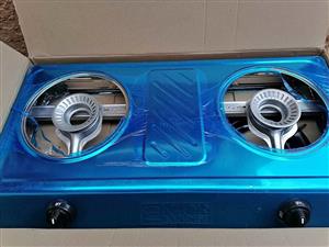 Gas, High quality stainless 2 plate gas stove with automatic ignition