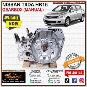 NISSAN TIIDA HR16 GEARBOX (MANUAL)