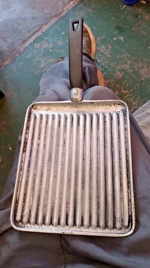 All-Clad HA1 Hard Anodized Square Grill pan, skillet