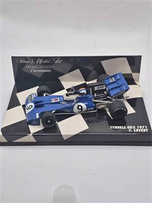 Minichamps 1:43 scale diecast model of the Tyrrell 003 Formula 1 car from 1971
