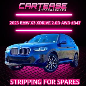 2023 BMW X3 XDrive 2.0D AWD #B47 Stripping For Spares!!!