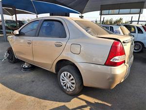 Toyota Etios 1.5XS Stripping For Spares/Parts