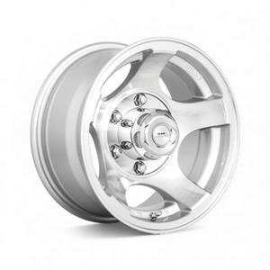 14″ A-Line Bzr 5/114 Arctic Silver Alloy Wheels