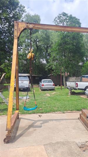 Heist Camtry (5ton load) with sliding 2ton chainblock