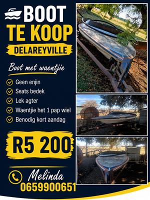 Boot met waentjie