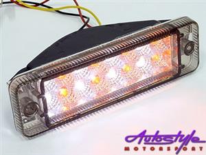 VW Golf Mk1 LED 2 Line Bumper Smoked Lens Indicator (pair)