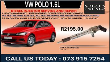 Vw Polo 1.6L Diesel Injectors On Repair 