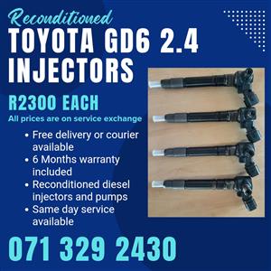 TOYOTA GD6 2.4 INJECTORS FOR SALE WITH WARRANTY INCLUDED 
