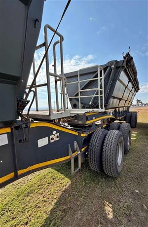 Afrit 45-Cube Side Tipper Trailer - 2020 Model - Ready for Work!