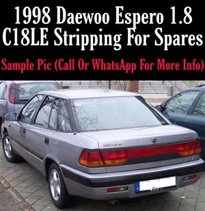 1998 Daewoo Espero 1.8 C18LE Stripping For Spares 