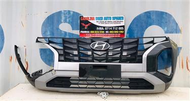 Hyundai Creta front bumper with upper and lower grills (2023)