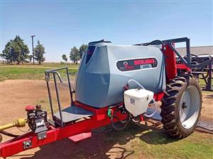 New Agritech Overlander trailed boomsprayers for sale at Mad Farmer SA