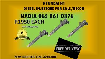 HYUNDAI H1 BOSCH DIESEL INJECTORS FOR SALE - BRAND NEW