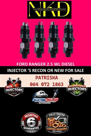 FORD RANGER WL 2,5 - DIESEL INJECTORS RELIABLE & GUARANTEE 