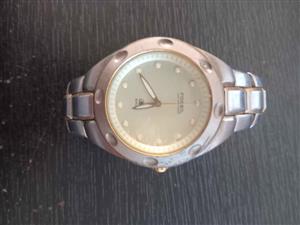Fossil stainless steel 2 tone wrist watch