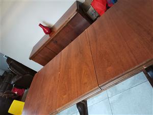 Antique Wooden Table and Stroller for sale