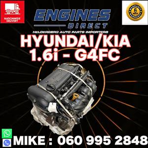 Import Hyundai/Kia 1.6i G4FC Engine.